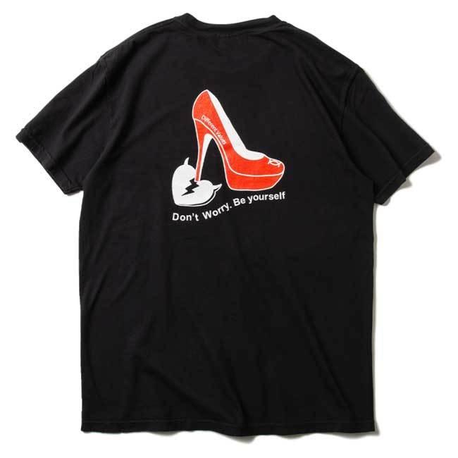 期間限定20％OFFSALE！デビルユース DEVILUSE tシャツ Broken Heart T-shirts Black 半袖Tシャツ カットソー｜stormy-japan｜02