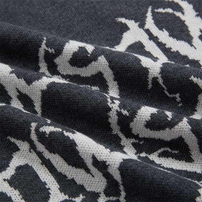 セーター Deviluse デビルユース Brutal Knit Crewneck Sweater Black Gray ニットクルー トップス メンズ レディース｜stormy-japan｜07