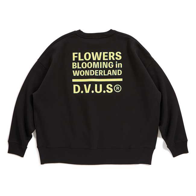 トレーナー Deviluse デビルユース Prickly Flower Crewneck Sweat Ash Black Burgundy クルーネック スウェット メンズ レディース｜stormy-japan｜07