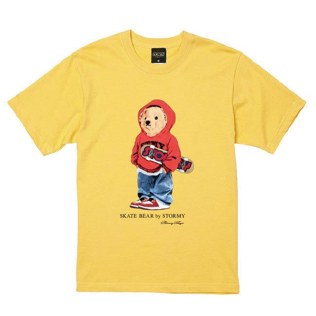 ストーミー STORMY tシャツ BEAR S/S T-SHIRTS BANANA 半袖Tシャツ バナナ｜stormy-japan