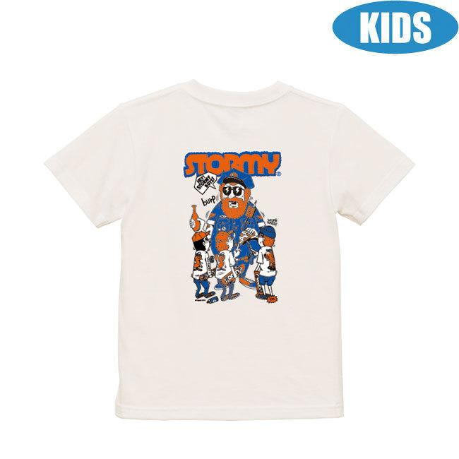 再入荷！ストーミー STORMY キッズ tシャツ TM Paint COLLABORATION KIDS SS T-SHIRTS V.WHITE 半袖Tシャツ 子供｜stormy-japan