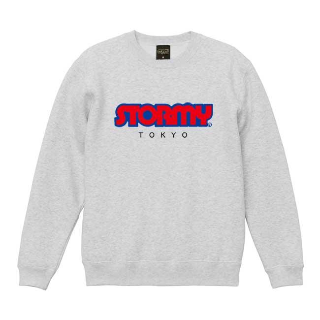 STORMY（ストーミー） トレーナー ORIGINAL LOGO TOKYO CREW SWEAT Ash 