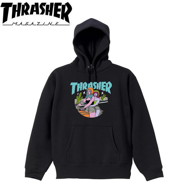 THRASHER（スラッシャー） パーカー Babes Hoodie Sweat Black プル 
