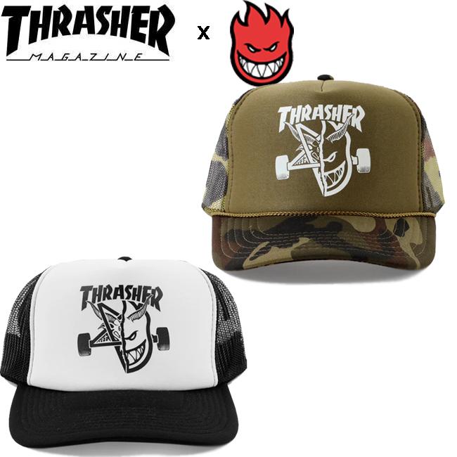 THRASHER（スラッシャー） キャップ THRASHER x SPITFIRE スピット