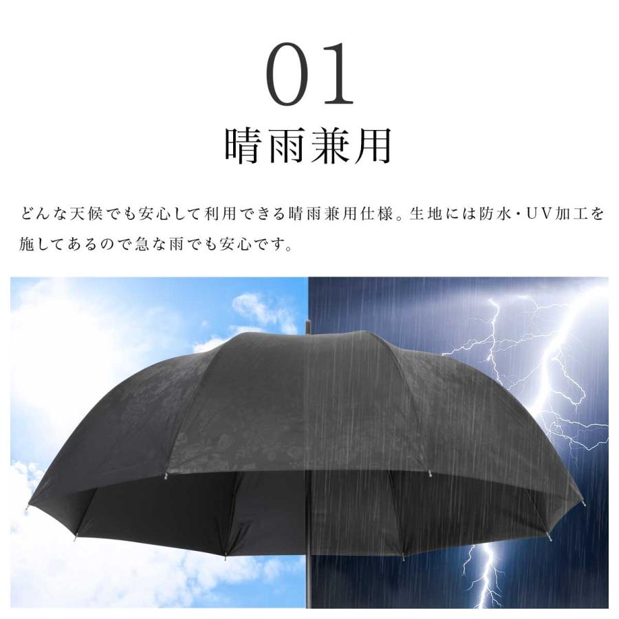 日傘 レディース 折りたたみ 長傘 おしゃれ 晴雨兼用 UVカット率99