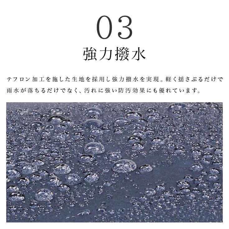 傘 メンズ 24本骨 ワンタッチ テフロン撥水 ジャンプ式 60cm 傘 長傘 雨傘 ロング｜story-web｜04