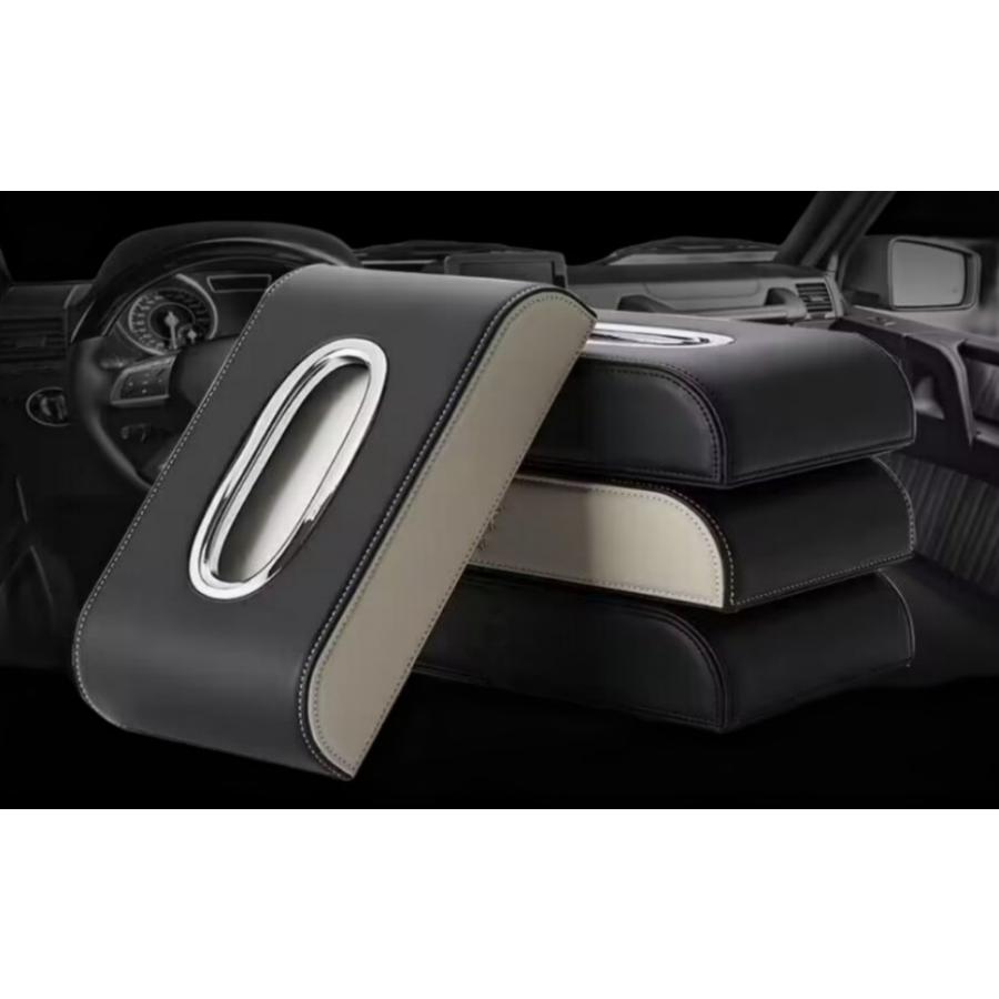 マツダCX-60 車用ティッシュケース ティッシュボックス PUレザー カー