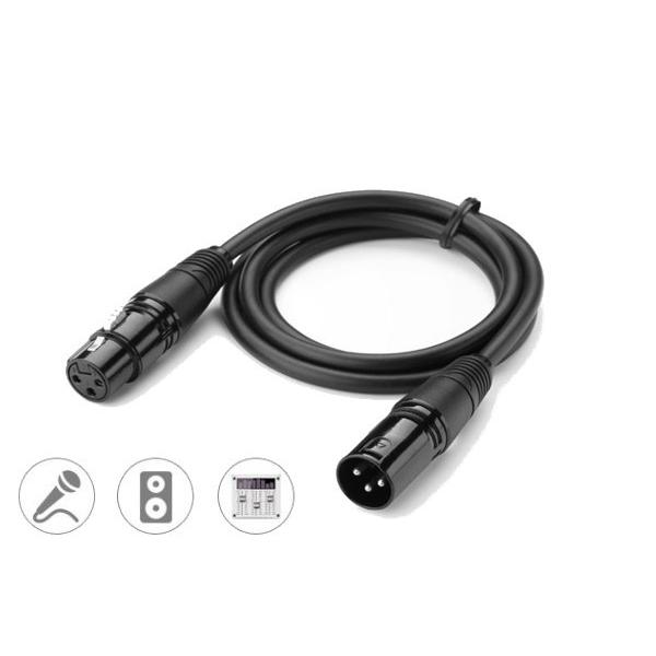 【即日発送】8個セット 3m 3ピン XLR DMX ケーブル キャノンケーブル XLRケーブル DMXケーブル 3pin 3m マイクケーブル XLRオス メス プラグ