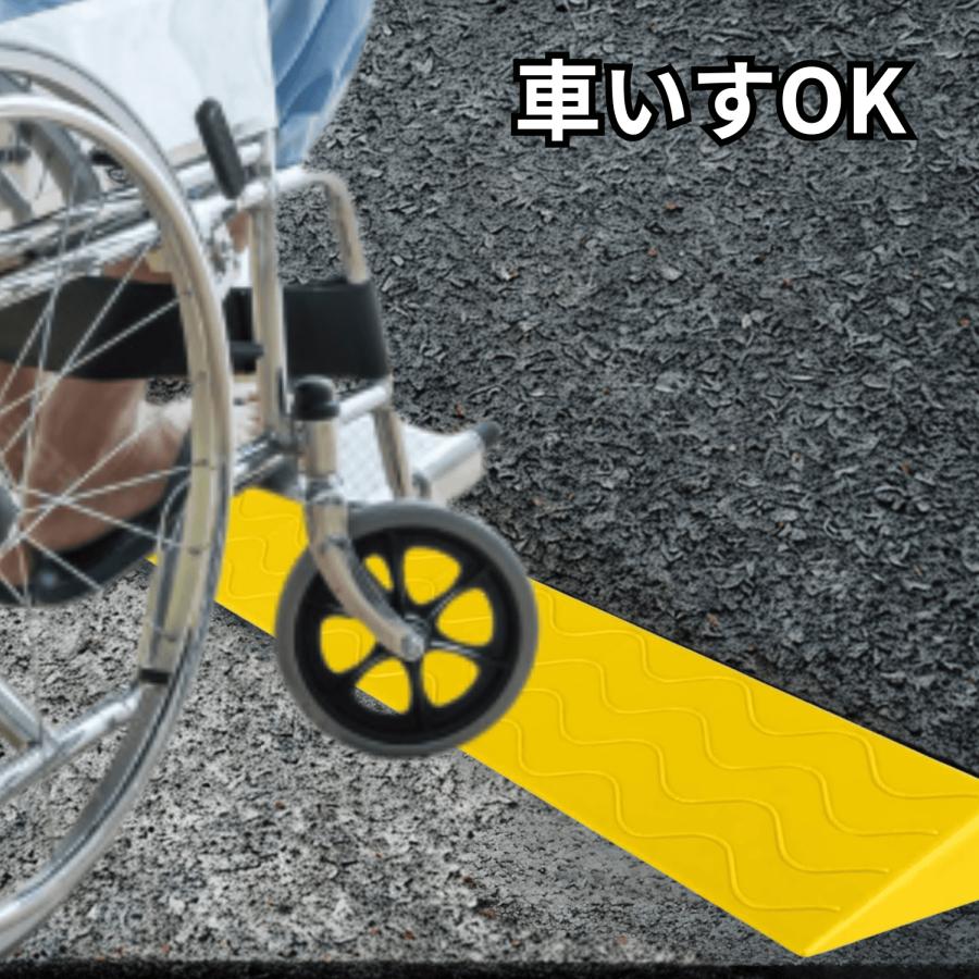 段差プレート  スロープ 99cm 幅 高さ1〜10.5cm PVC製 段差解消  玄関  段差スロープ 車椅子 自転車 |  | 07