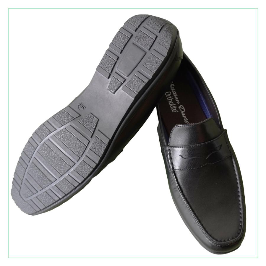 ビジネスシューズ メンズ 革靴 本革 ローファー クリスチャンデイビス