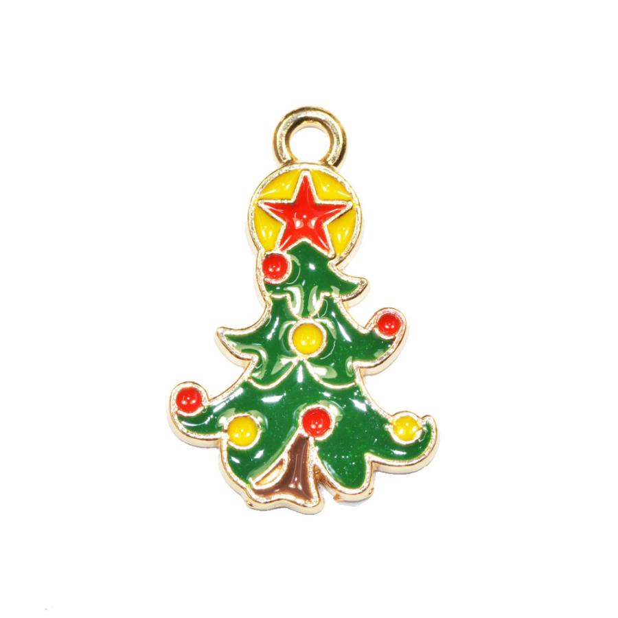 Xmas チャーム クリスマスツリー グリーン Sサイズ クリスマス 1コ入り