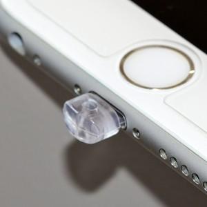 Lightning コネクタ 専用 キャップ パーツ 透明 クリアー １コ入り スマートフォン用 プラグ | 