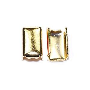 アクセサリーパーツ 金具 ツメ付ひも留めゴム留め金具 Mサイズ 16KG