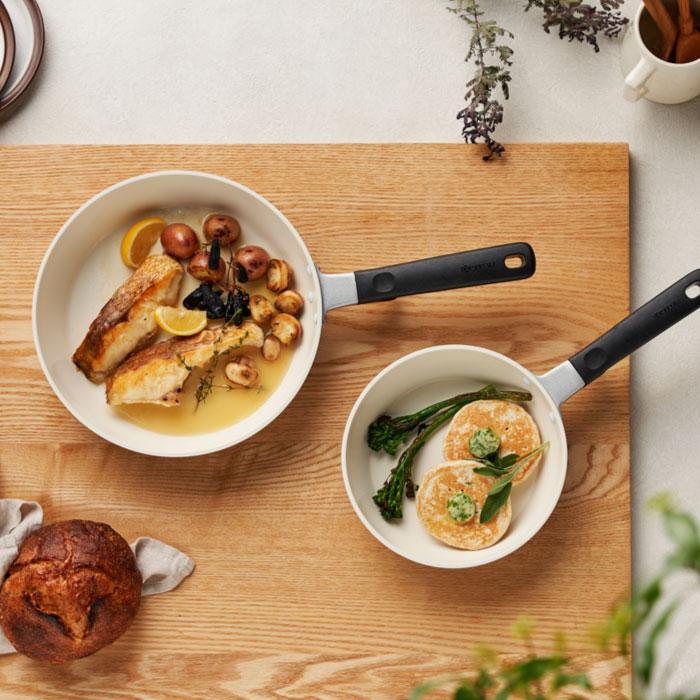 京セラ セラブリッドフライパン CF-28FC-WBG 炒め鍋28cm 【IH/ガス対応