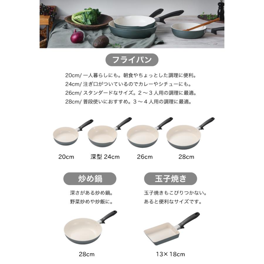 京セラ ガス火専用 セラブリッド セラミック フライパン 26cm CF-G