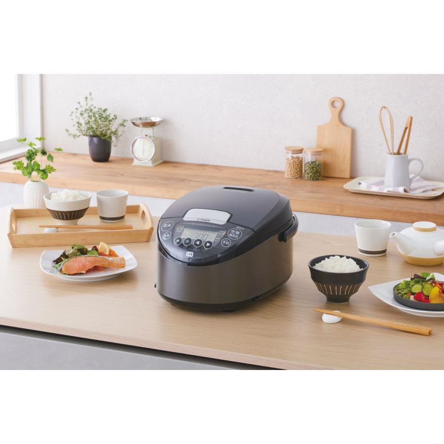 タイガー IH炊飯ジャー炊飯器 炊きたて 1升 ダークグレー JPW-X180 HD 