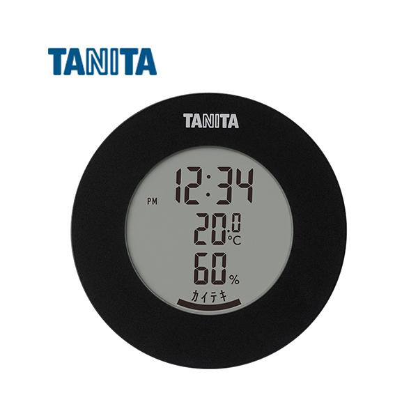 【送料無料】タニタ　TT585BK デジタル温湿度計　ブラック｜strade-web