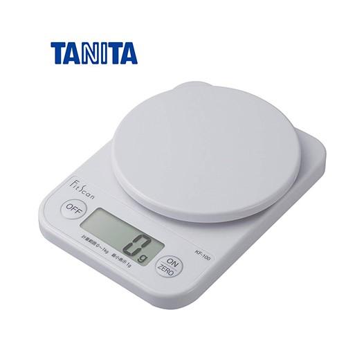 【2160円以上送料無料】タニタ　デジタル　クッキングスケール　キッチンスケール　1kg/1g　ホワイト KF-100-WH｜strade-web