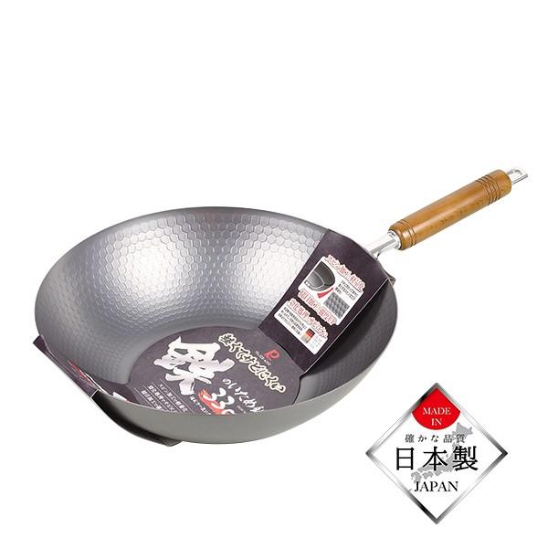 【送料無料】パール金属 HB-4292　窒化鉄 軽くてサビにくい鉄のいため鍋33cm 日本製 IH対応 | 