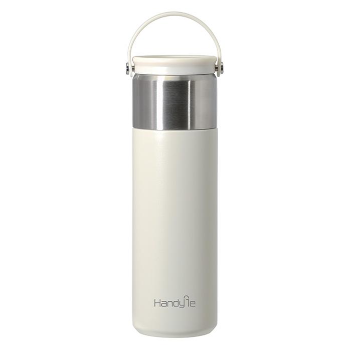 パール金属 HC-575 ハンディール コップ付ボトル500ml(ホワイト