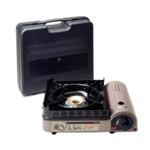 【イワタニ純正カセットボンベ3P付】【2160円以上送料無料】岩谷産業（イワタニ） カセットコンロ カセットフー「風丸」 CB-KZ-1【smtb-k】【ky】 | 