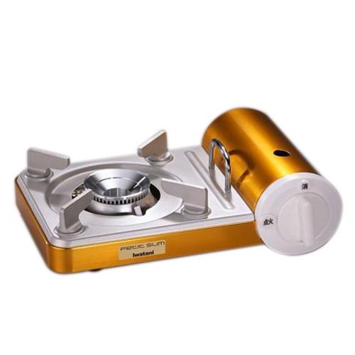 【ガスボンベ3P付】【2160円以上送料無料】 岩谷産業 カセットフー　プチスリム　ゴールド CB-JRC-PS-G | 