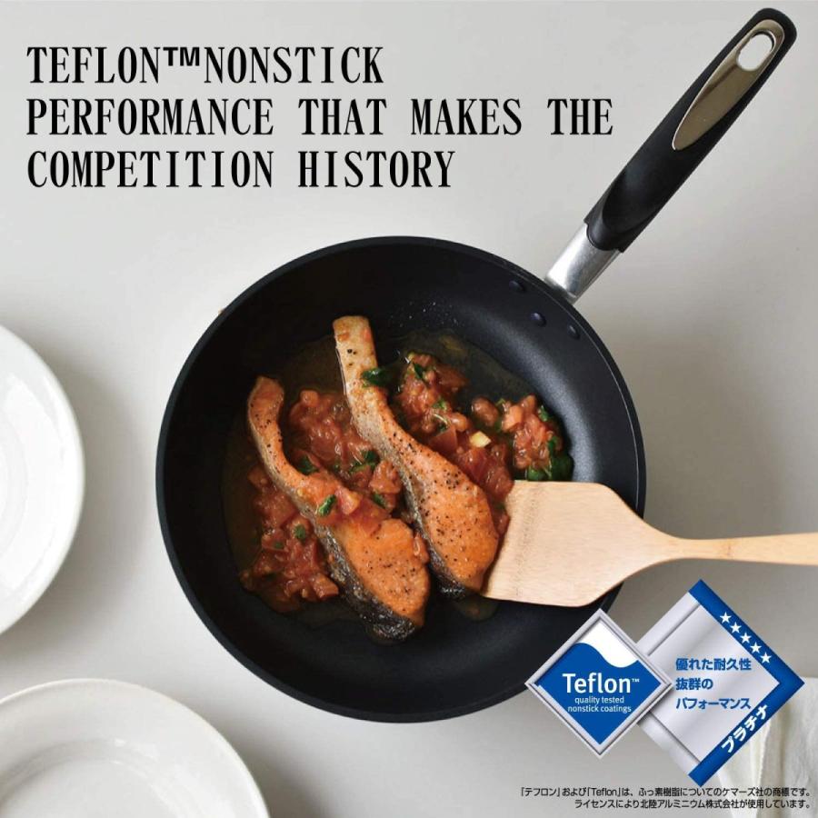 【送料無料】 北陸アルミ 【日本製】IHハイキャストプレミアム フライパン24cm |  | 03