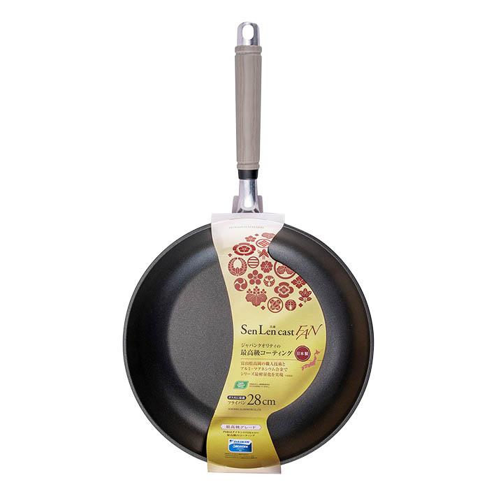 北陸アルミ ガス火専用 フライパン センレンキャストFAN 28cm A-2814 |  | 01