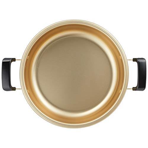 北陸アルミ ガス火専用 浅型両手鍋 純しゅう酸 味づくし 26cm HP43