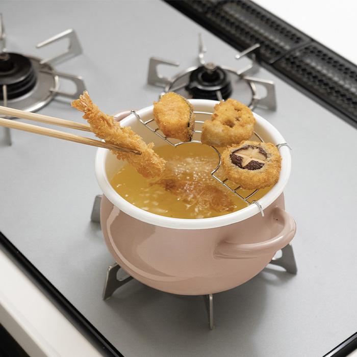 和平フレイズ RB-3243 ストクック IH対応ホーロークッキングポット18cm