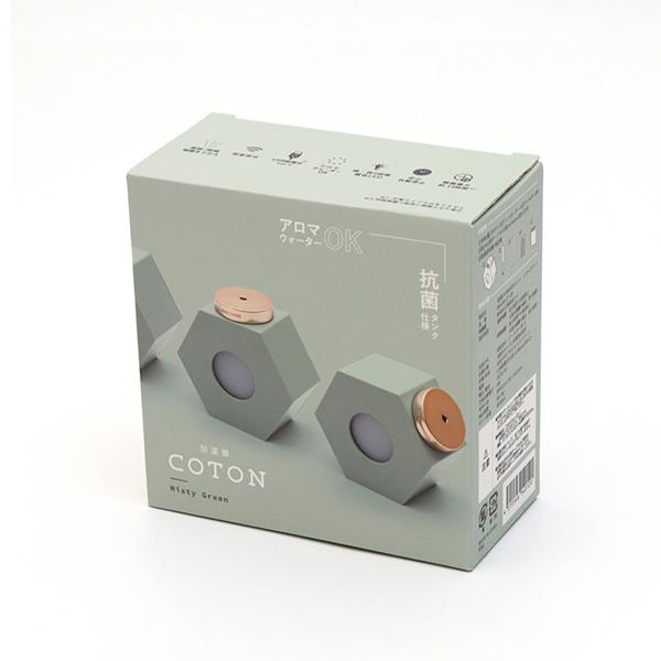 【送料無料】東洋ケース　MHUM-CT-GR 加湿器 HUMIDIFIER コトン　ミスティグリーン |  | 02