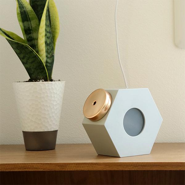 【送料無料】東洋ケース　MHUM-CT-GY 加湿器 HUMIDIFIER コトン　アイスグレー |  | 01