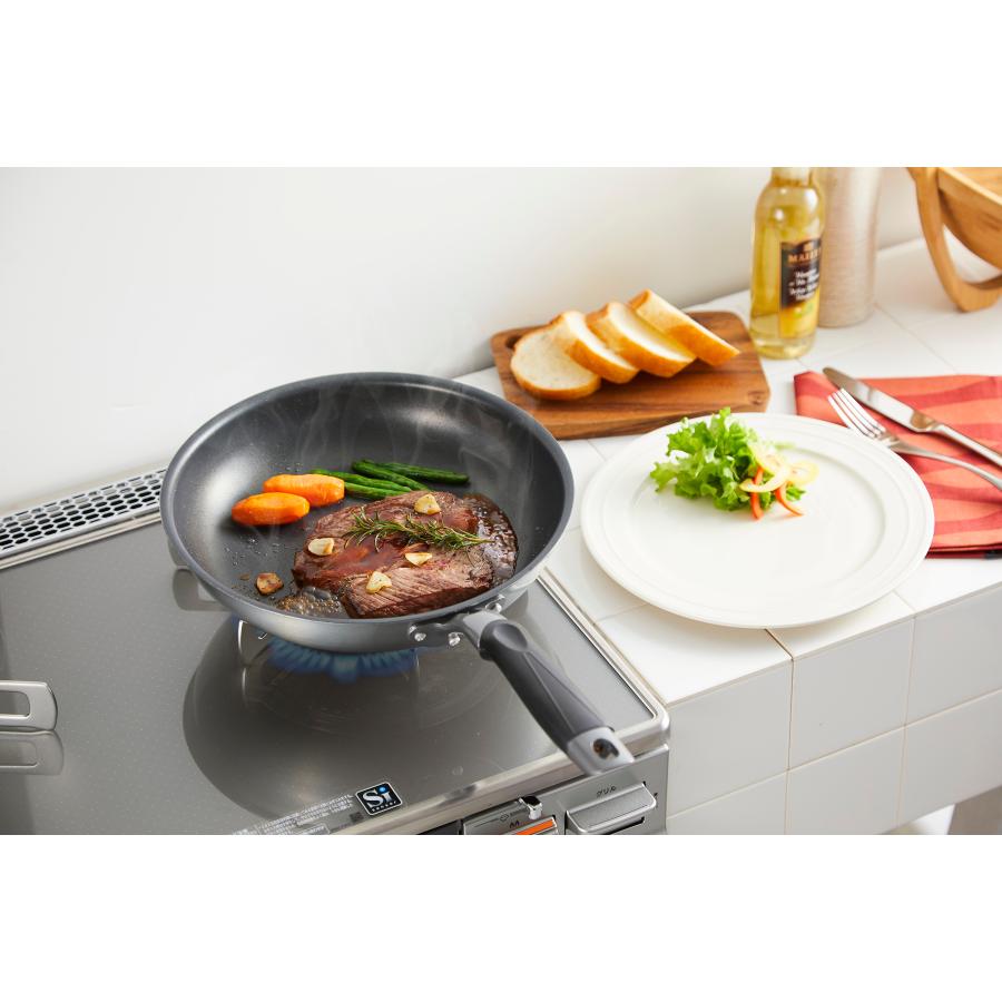 竹原製缶 霞 IHフライパン 26cm PJ-526 日本製 【ガス火 IH オール熱源