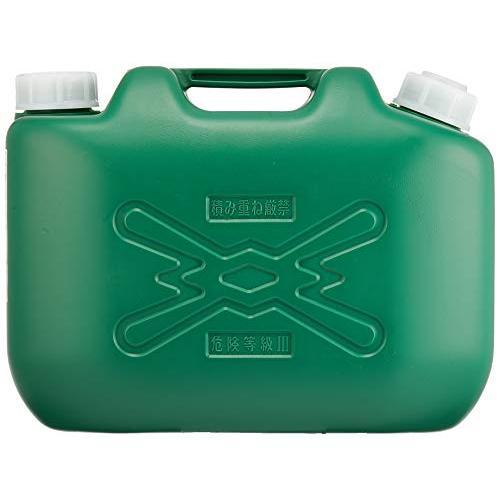 土井金属化成 軽油缶 10L 【ポリタンク 軽油缶 グリーン 携行缶 軽油 ノズル付】 | 