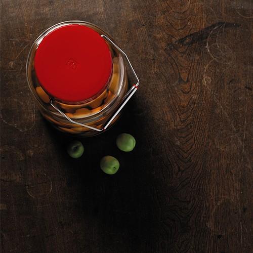 【2160円以上送料無料】アデリア　日本製　復刻梅びん3リットル　レードル付　711　梅酒づくり、果実酒作りに |  | 02