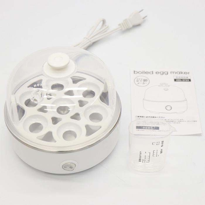 ヒロコーポレーション ゆで卵メーカー HDL-3723【ゆで卵調理器/電熱式/家族/朝ごはん/時短/一人暮らし/かんたん調理】 |  | 05