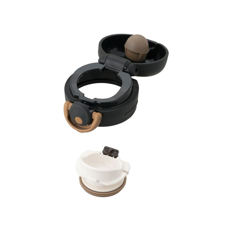 サーモス 真空断熱キッズケータイマグ 500ml ブラック JPF-500 BK【THERMOS 水筒 500ml ストラップ付き 肩にやさしいショルダーパッド付きカラフル】 |  | 03