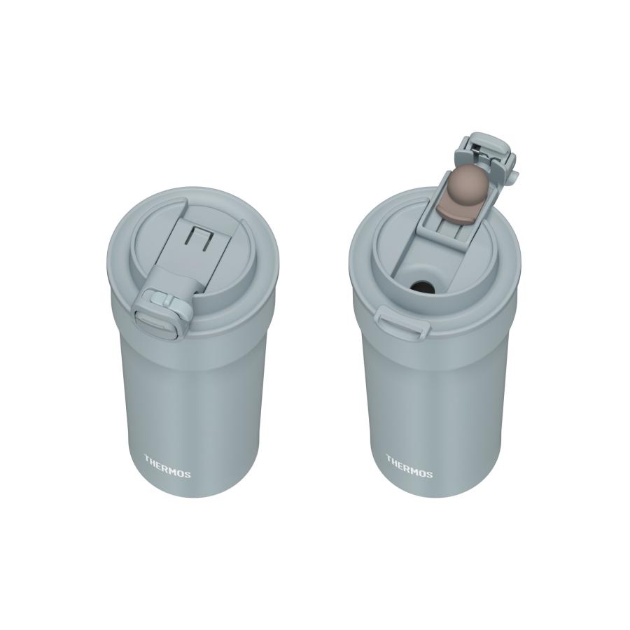 サーモス 真空断熱ケータイタンブラー JPI-420 ASB アッシュブルー 420ml【THERMOS 保温 保冷 真空断熱 食洗器対応 シリコンパーツ付き 直飲み 魔法瓶】 |  | 02