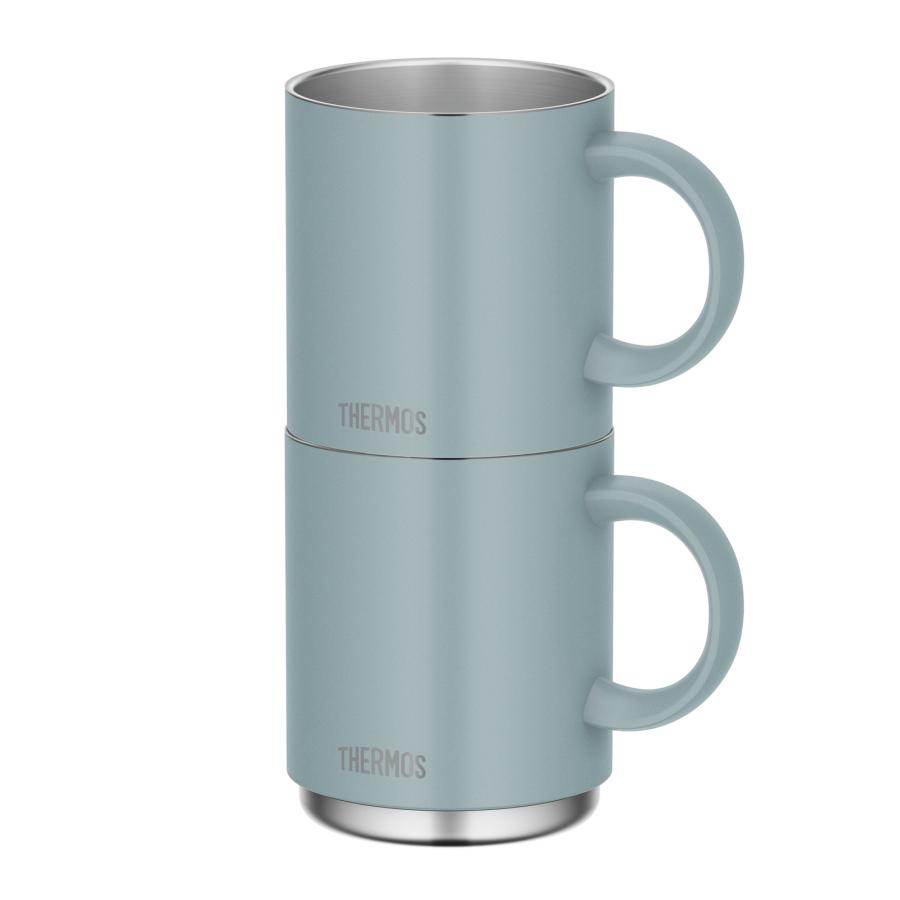 サーモス 真空断熱マグカップ JDS-452 FOG フォギーグリーン 450ml【THERMOS  真空断熱マグ マグカップ 保温 保冷 食洗機 OK スタッキング 重ねられる】 |  | 03