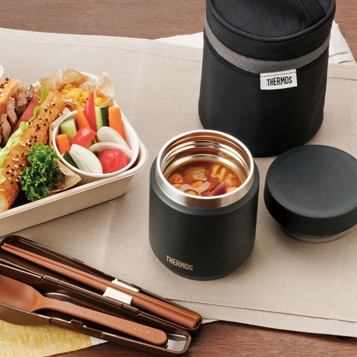 サーモス JED-300 BK スープジャー 300ml ブラック 食洗機対応モデル