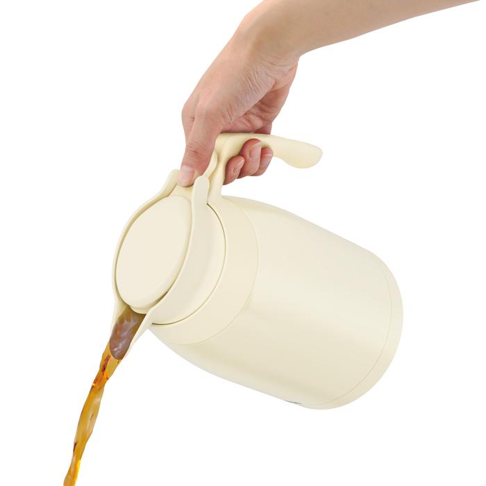 サーモス ステンレスポット 1.5L アイボリー TTG-1500 IV 【THERMOS