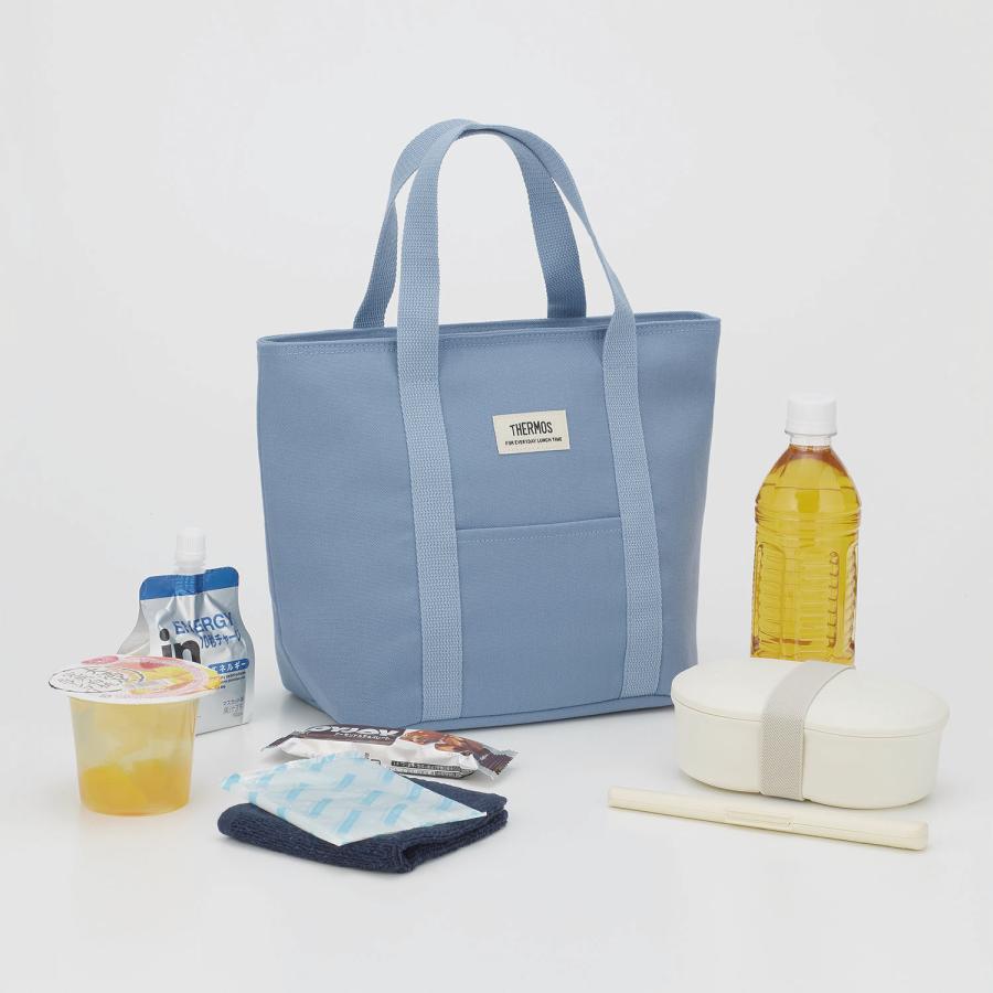 サーモス 保冷ランチバッグ 7L アッシュブルー RFF-0071 ASB【THERMOS 弁当 バッグ ラック おしゃれ シンプル 大きめ 水筒が入る 保冷バッグ 弁当入れ 】 |  | 03