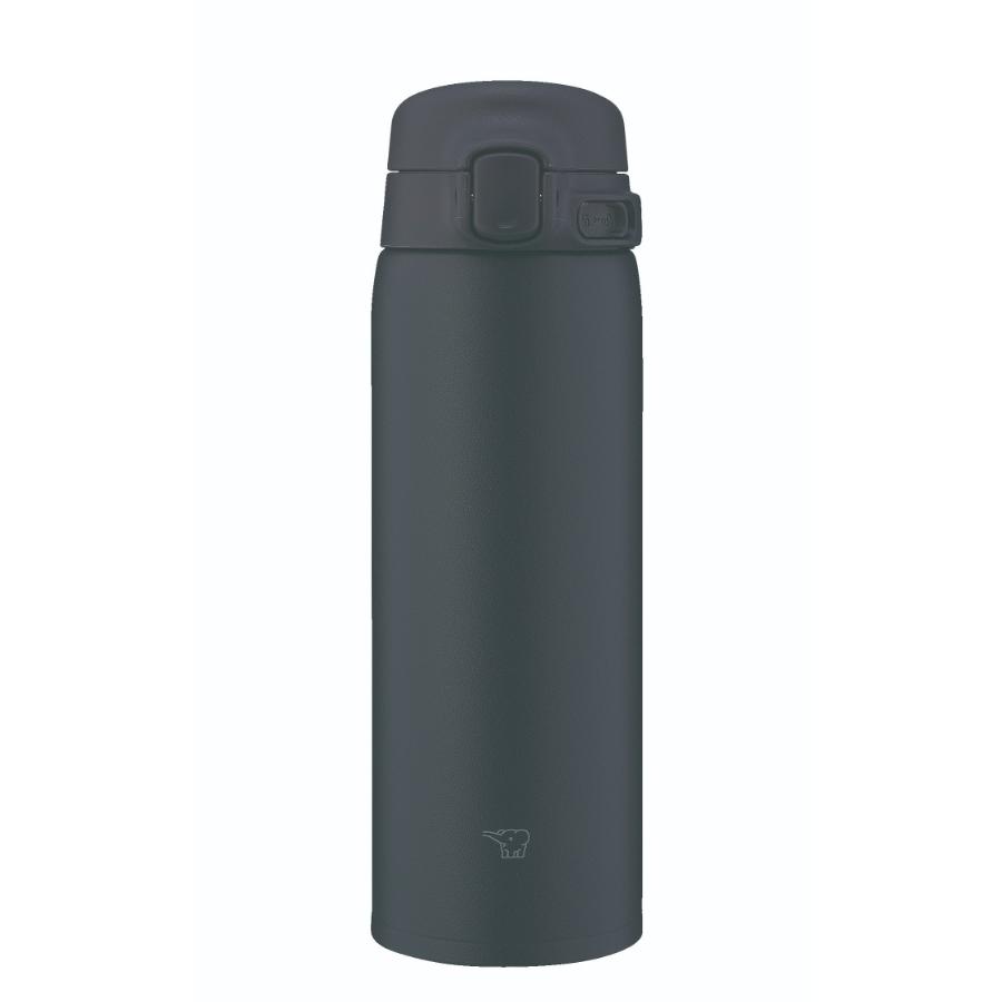 象印 ステンレスマグボトル 480ml ミッドナイトブラック SU-BA48BM 【ZOJIRUSHI 魔法瓶 水筒 ボトル シームレス ワンタッチ マグ 黒】 | 