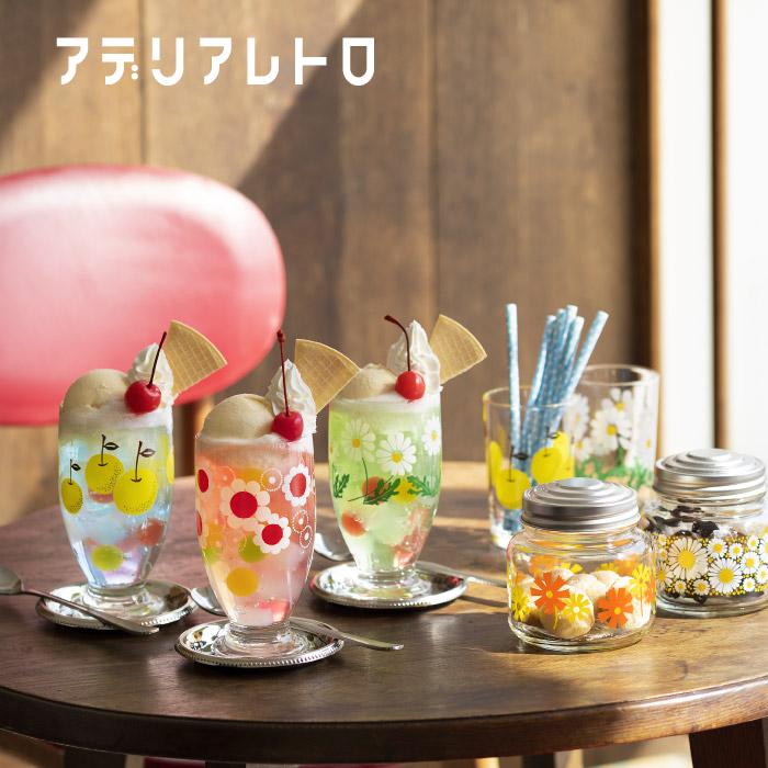 アデリアレトロ 1860 台付きグラス320 花ざかり : Shop Trade