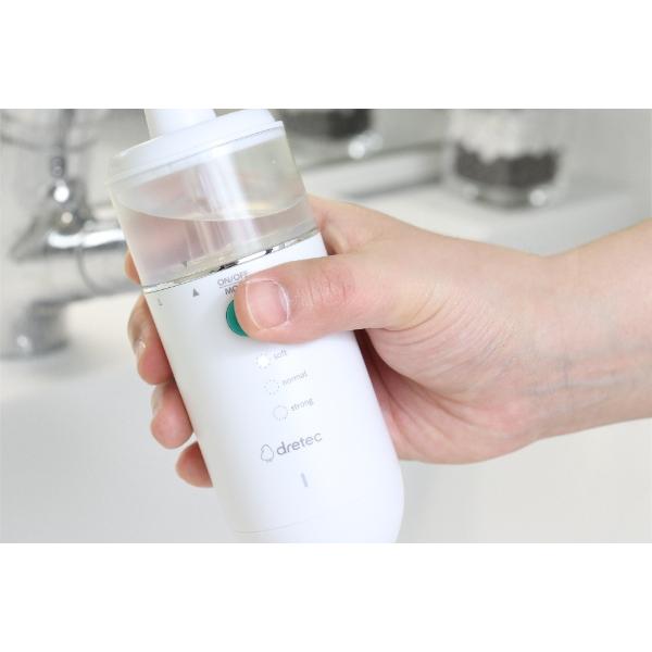 ドリテック 鼻用洗浄機 クリーンリフレッシュコンパクト ホワイト HK-201 WT　dretec USB充電 コードレス 持ち運び ポータブル コンパクト 防水 |  | 02