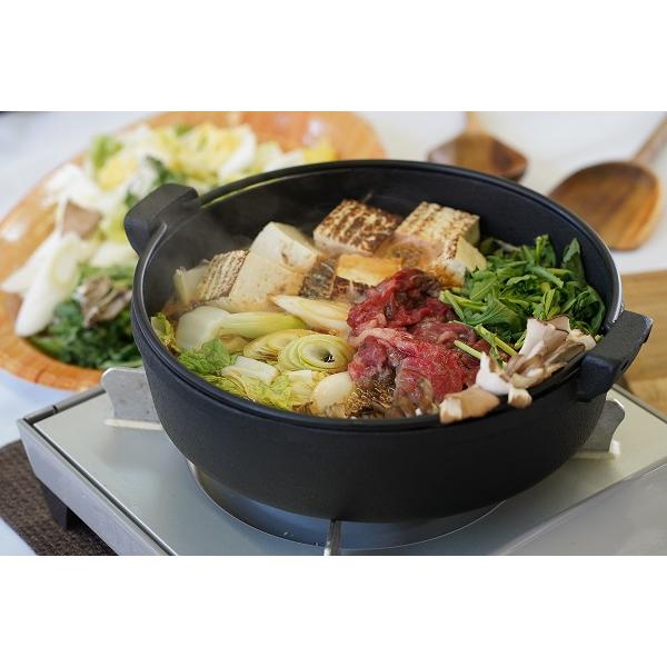 池永鉄工 南部鉄 すき鍋 いろどり 26cm 池永鉄工 南部鉄器 すき焼き鍋