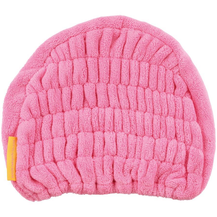 メール便 スケーター 吸水速乾タオルキャップ モンチッチCOLORS_ピンク