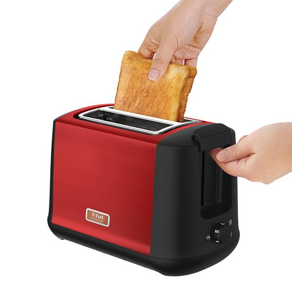 【送料無料】T-fal TT3425JP ポップアップトースター メゾン ワインレッド |  | 01