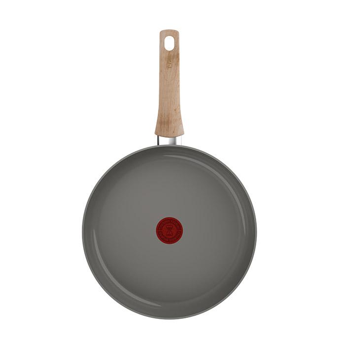 T-fal IHセラミックグライド アースグレーフライパン 28cm C44206 IH