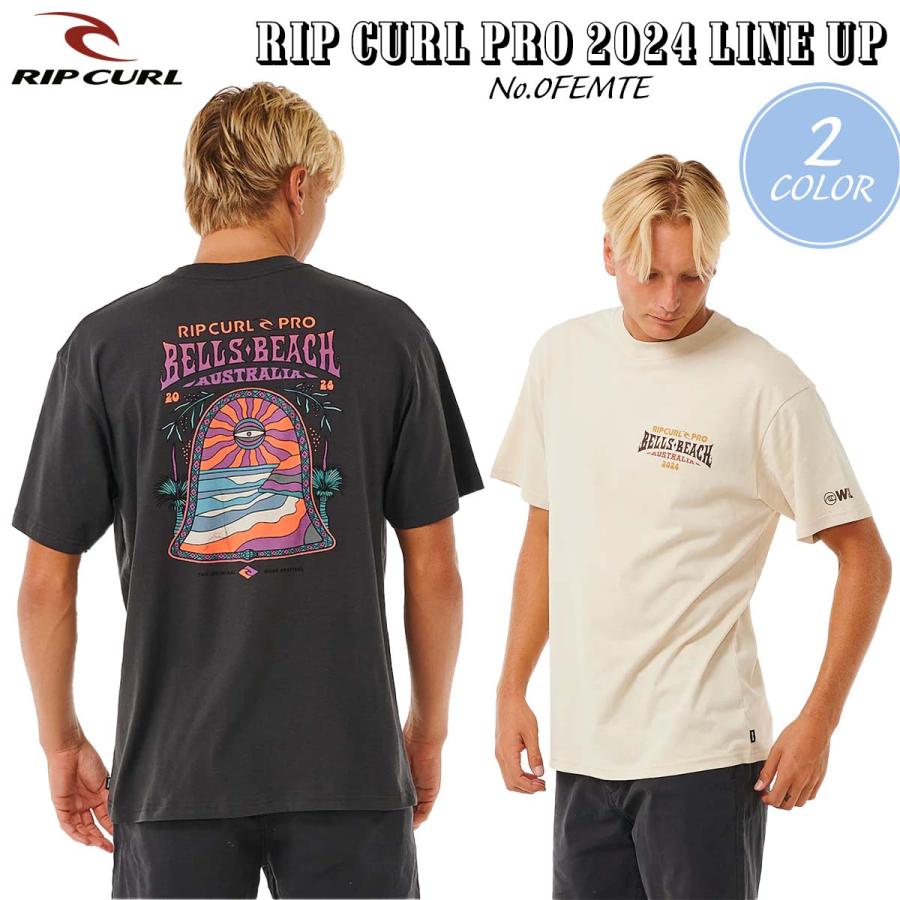 CONP 24SS “ビーチの夢” Tシャツ　トップス 24 SS RIPCURL リップカール Tシャツ RIP CURL PRO 2024 LINE UP 半袖